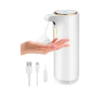 Distributeur de Savon Automatique mousse de 300ml blanc Vendos85