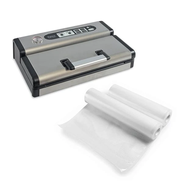 729005_0_41b2aff6-3a49-4e9e-b0d9-3a60b7449bd9_1200x1200_crop_center Lot appareil à emballer sous vide d'air semi-pro VS5800 et 2 rouleaux de sachets à découper