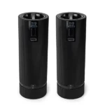 Coffret duo de moulins à poivre et à sel électriques Line noir mat 15 cm Peugeot