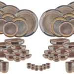 Lot de 60 set complet en grès marron D Björn