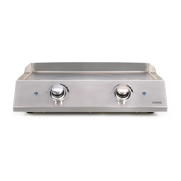Plancha inox 2 thermostats 2800W DOC302 Livoo