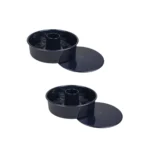 Ensemble de 2 Moules à manqué et savarin double fond 26 cm Dr. Oetker Back Liebe Dr. Oetker