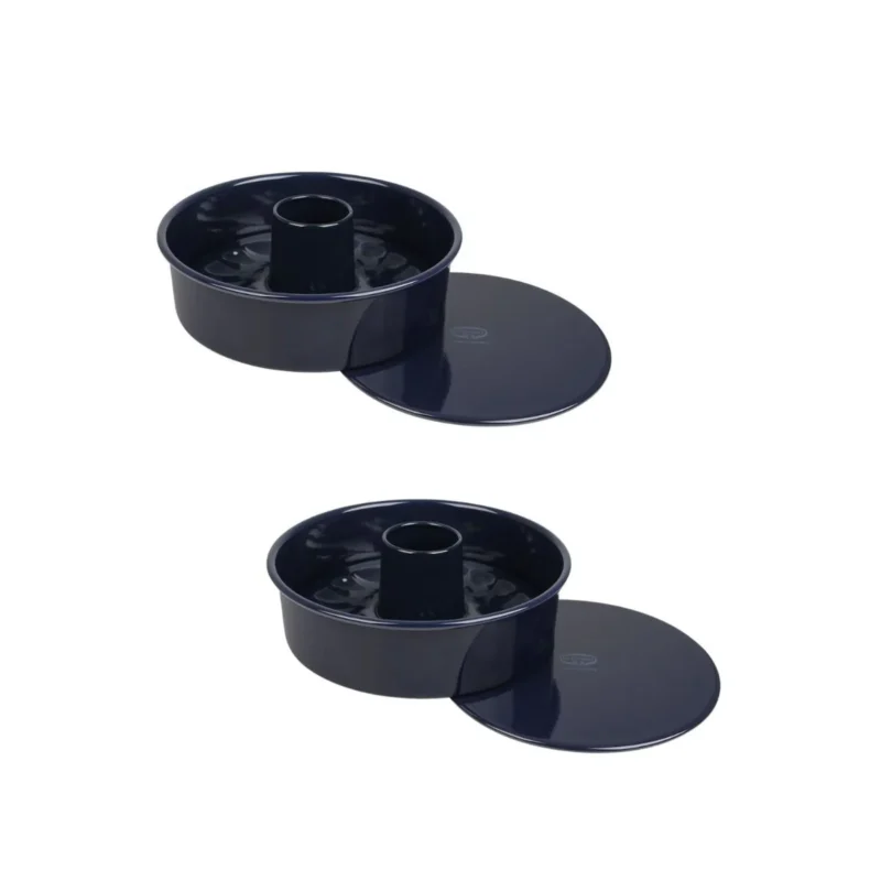 Ensemble de 2 Moules à manqué et savarin double fond 26 cm Dr. Oetker Back Liebe Dr. Oetker