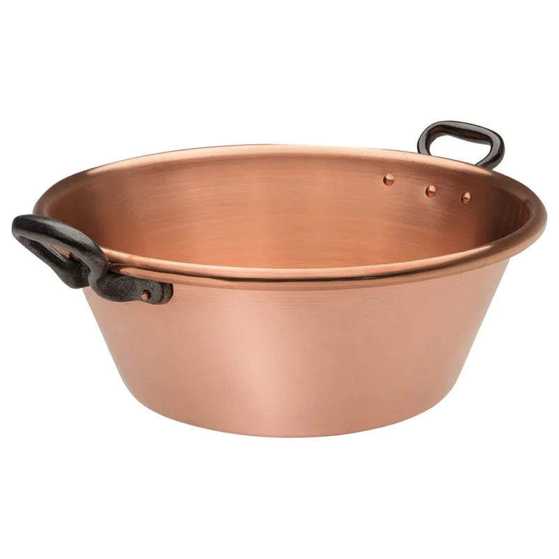 Bassine à confiture en cuivre 12 litres Baumalu