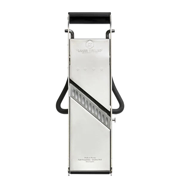 Mandoline compact Pro avec poussoir ergonomique et 2 peignes effileurs BRONCP02